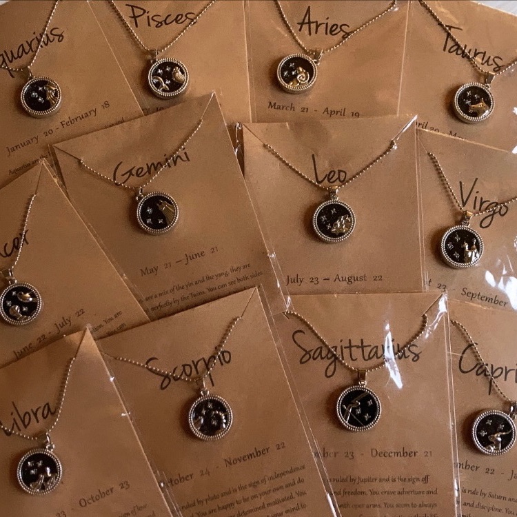 Taurus Horoscope Zodiac Astrology Star Sign Pendant Necklace Taurus Horoscope Zodiac Astrology Star Sign Pendant Necklace